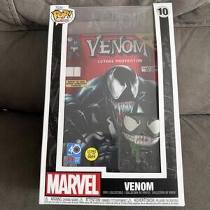 VENOM Funko Pop! Comic Book Covers Marvel Glow in the Dark New Display Figure